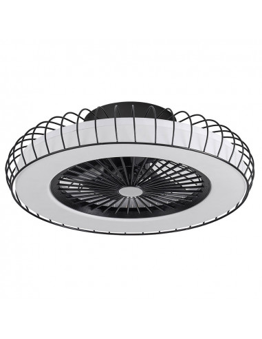 Ventilador DC Tania 72w Negro/madera...