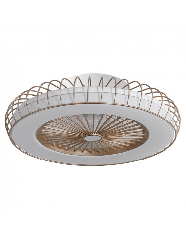 Ventilador DC Tania 72w Blanco/madera...