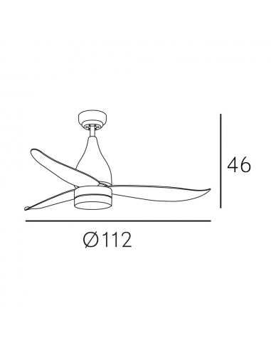 Ventilador 12w 3000K, 4000k, 6000K...