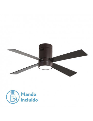 Ventilador 18w Barine Marron 4 Aspas...