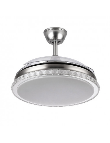 Ventilador Biliku 72w 6117lm Niquel...