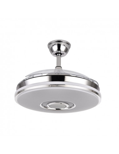 Ventilador Dc Noto 72w 6117lm Cromo...