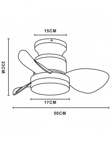 11567 VENTILADOR SALENTO ARENA 558MM...