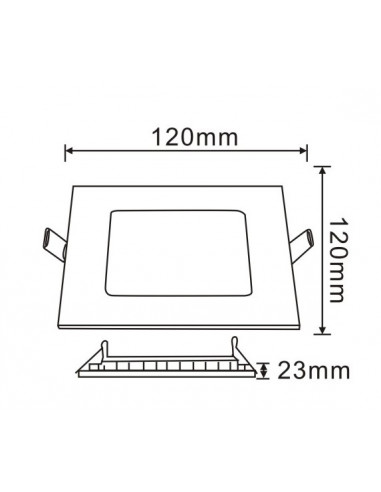 Downlight LED 6W 6500k