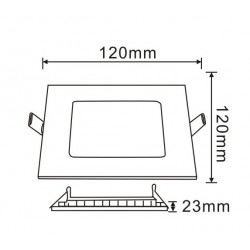 Downlight LED 6W 6000k 2