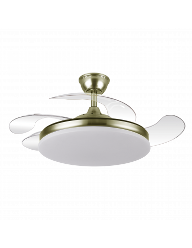 VENTILADOR DC TRIDENTE 59W CUERO