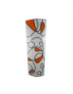 Plafon DALY Rojo 60x25cm