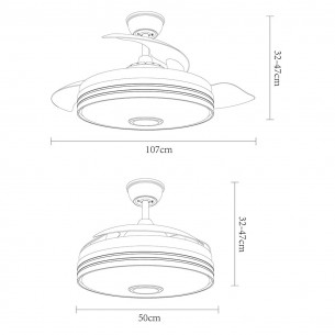 Ventilador Dc Matanuska 72w... 2